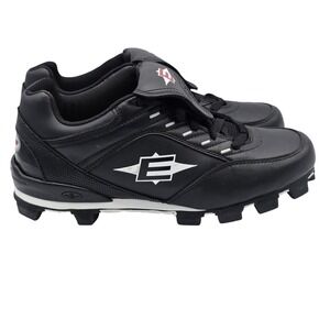 Easton SC-838 Baseball Cleats Mens 9 Molded Studs Black White Low Cut Activewear